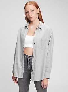 Oversized Flannel Shirt